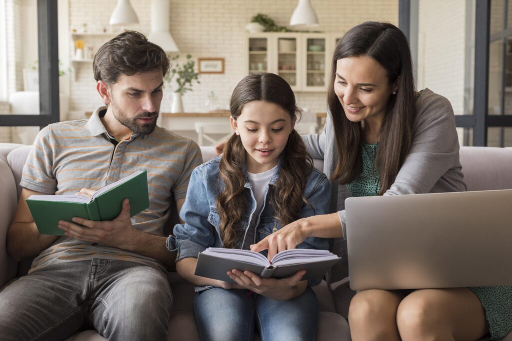 Your Pathway from International Student to Resident in Nova Scotia 11 parents teaching girl read 1